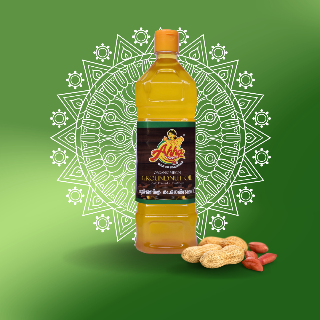 Wood Pressed Groundnut Oil
